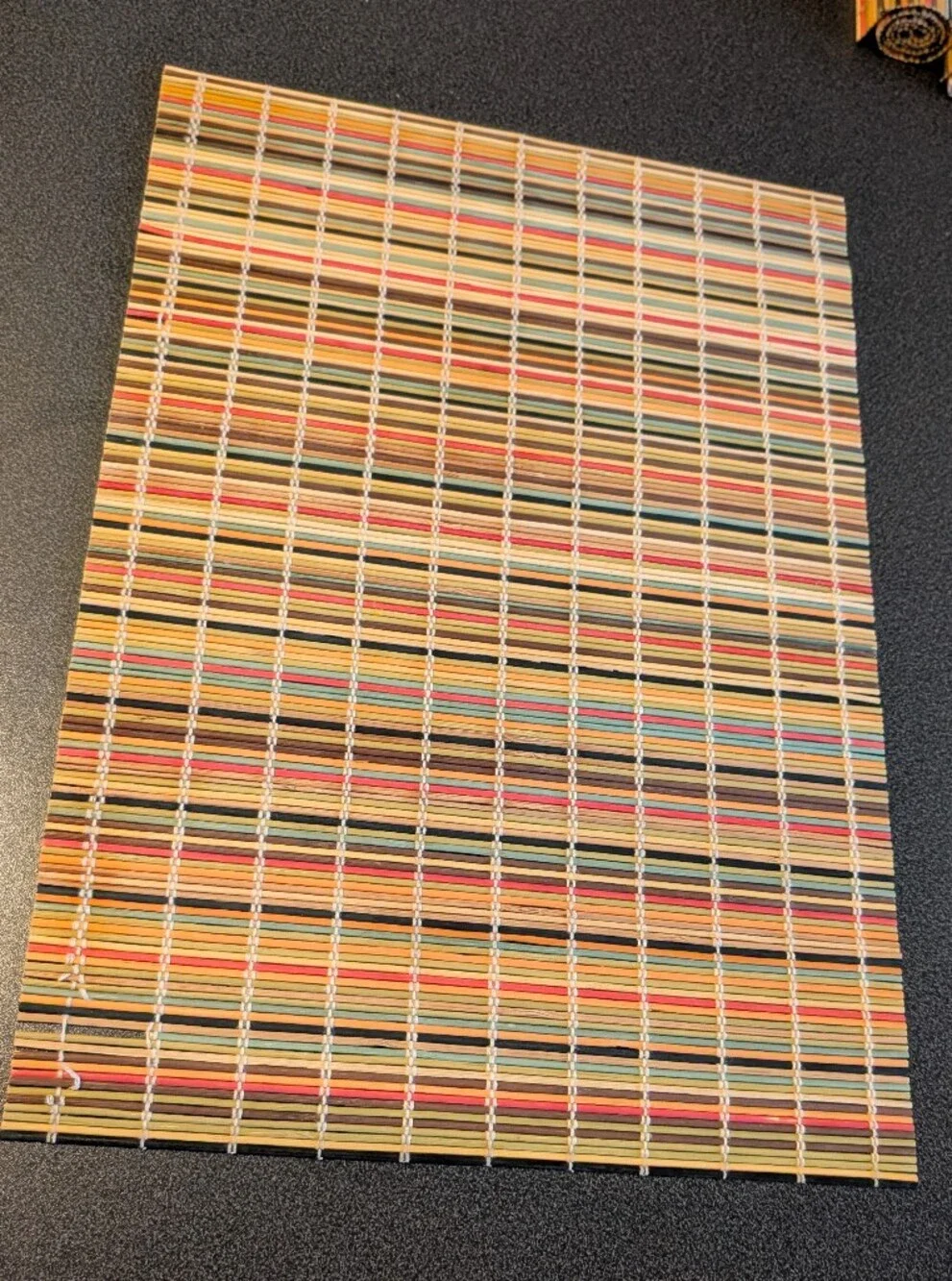 (12) placemats and (2) 6' table runners